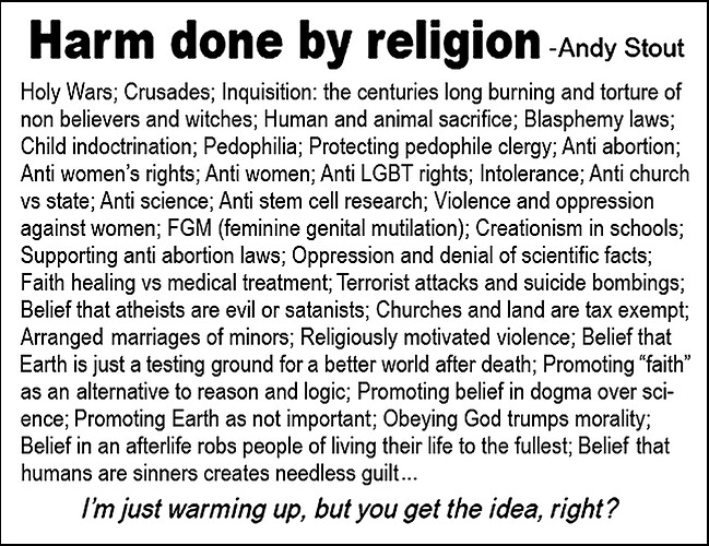 Harm-Religion
