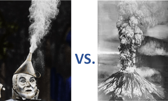 Tin Vs. The Volcano