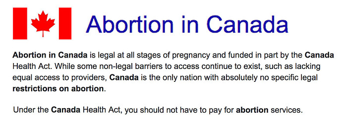 Abortion Canada