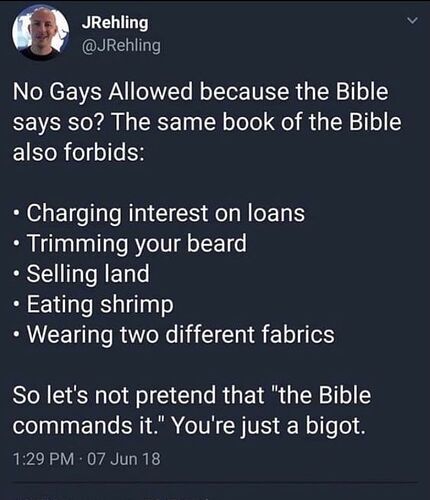 no bible